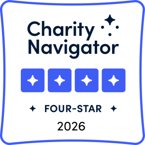 Charity Navigator 4-star badge